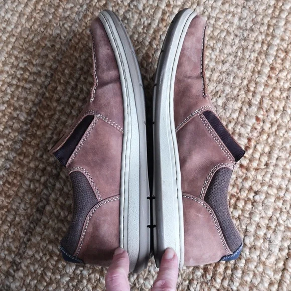 Men's Rieker leather slip-ons - Picture 10 of 12